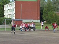 Rantaperkiö  19.06.2002 - Mika Anttila tasoittaa pelin vapaapotkusta, tilanne 1-1. 